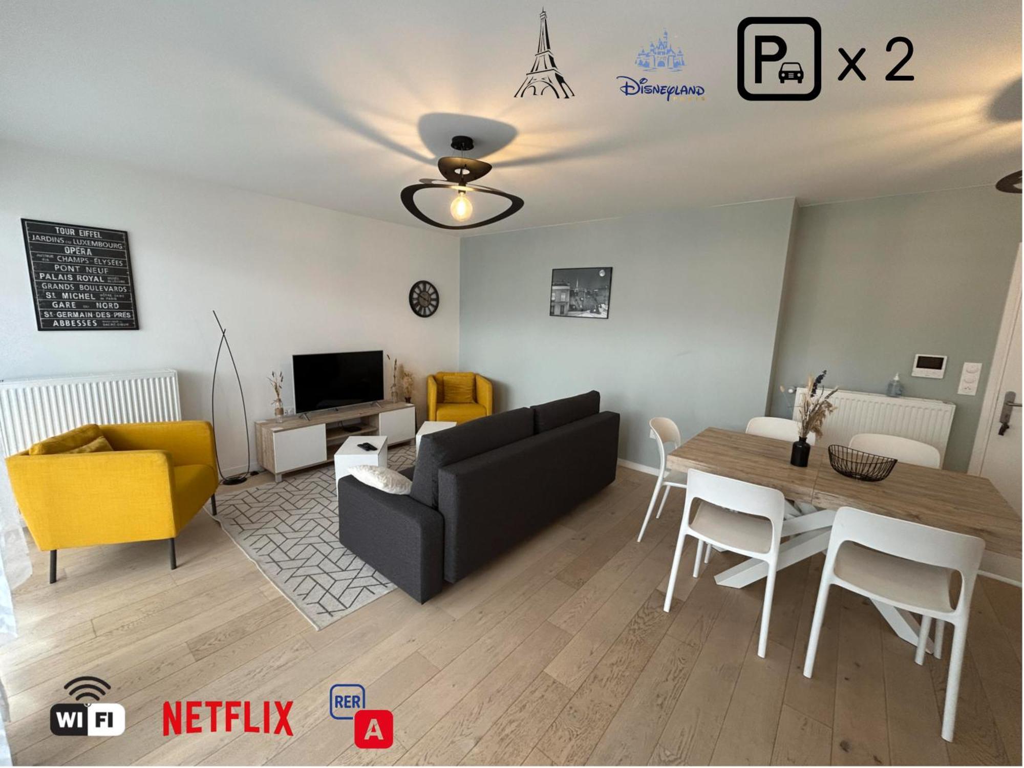 Le Repaire De Mickey Apartman Chessy Kültér fotó